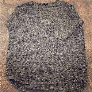 Black/grey comfy sweater from Express